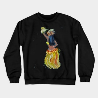 Hula Grass Skirt Crewneck Sweatshirt